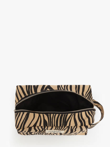 Toiletzak Tournelles Xl Gerecycleerd Katoen Rivedroite Blauw wild tribe TOURXWIL ander zicht 1